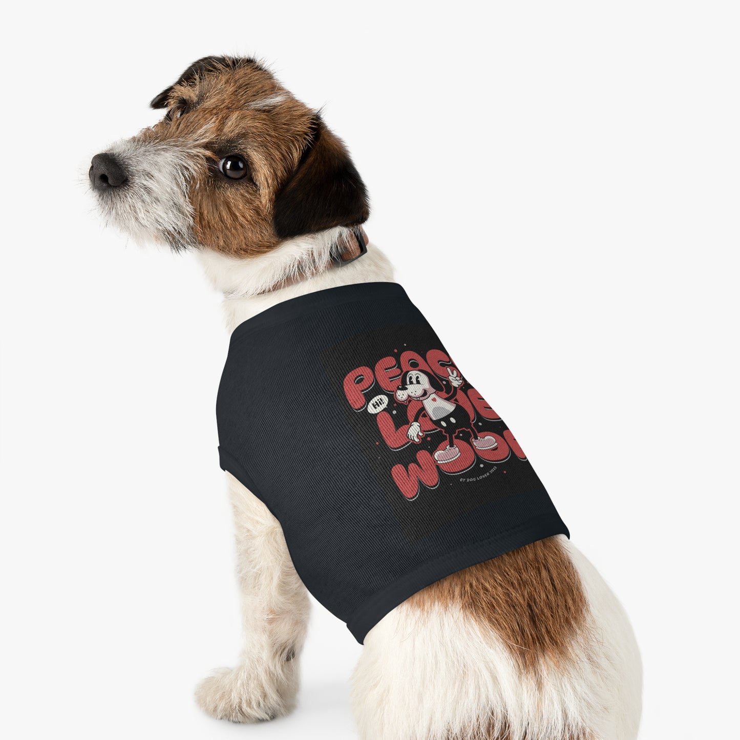 Dog Tank Top - Peace, Love, Woof
