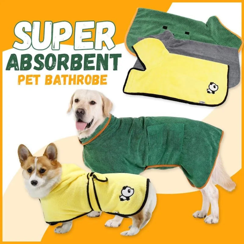 Pet Bathrobe Towel - Soft and Gentle Towel for Pets, Ideal for Bathing and Bathing, Comfortable and Easy to Use