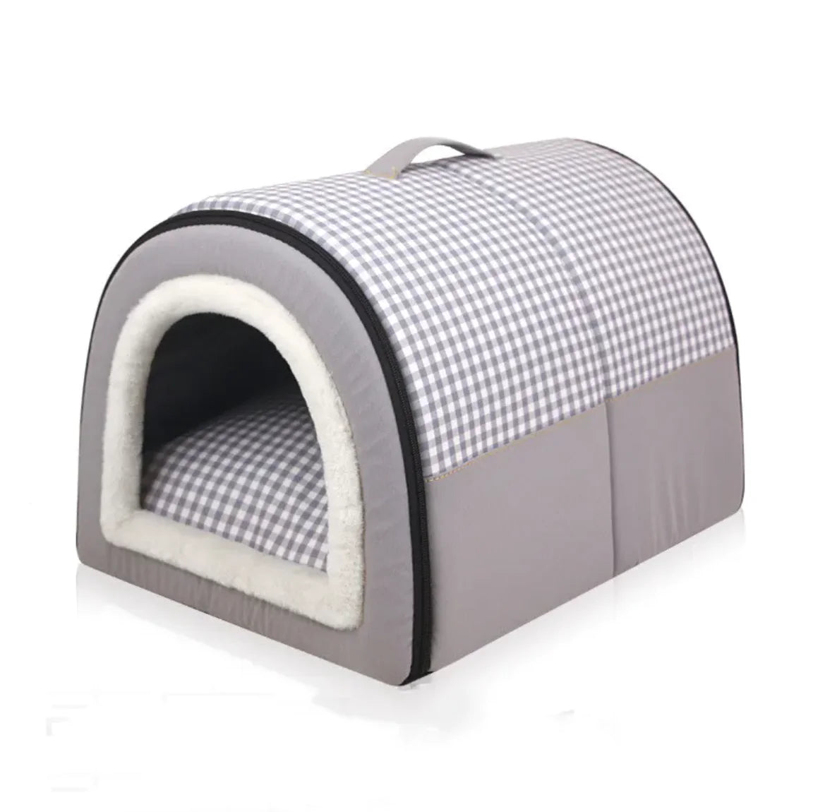 Semi-Enclosed Pet Bed
