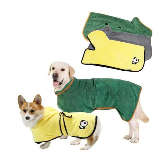 Pet Bathrobe Towel - Soft and Gentle Towel for Pets, Ideal for Bathing and Bathing, Comfortable and Easy to Use